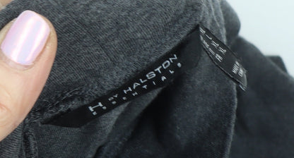 Womens UK Size 16 Halston Grey Basic T-Shirt