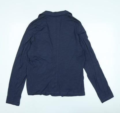 Womens UK Size 2XL Sandwich Blue Basic Jacket