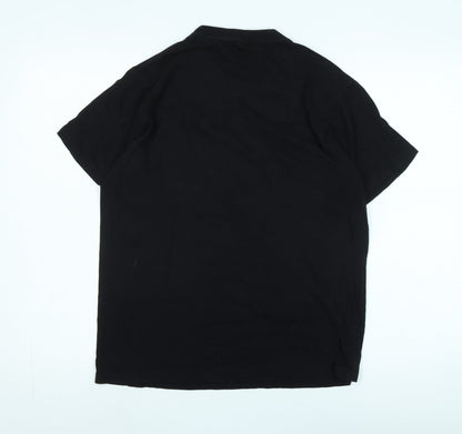 Stars & Stripes Men's Black Graphic Print T-Shirt M