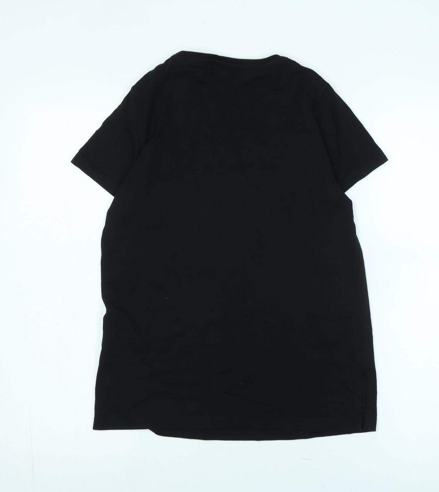 Womens UK Size 8 Savida Black Basic T-Shirt