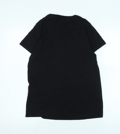 Womens UK Size 8 Savida Black Basic T-Shirt