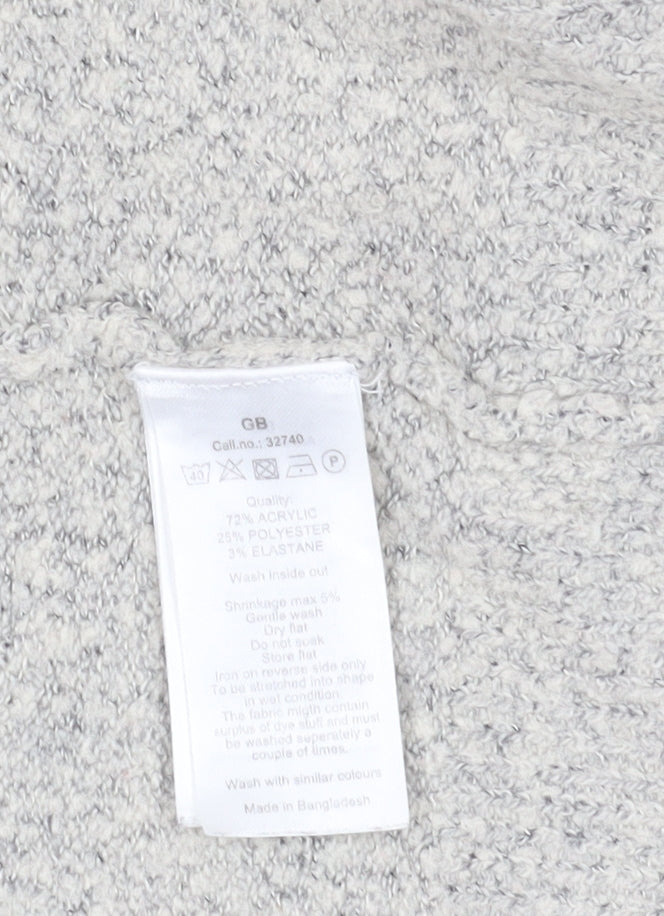 Womens UK Size S Soyaconcept Grey Cardigan Jumper
