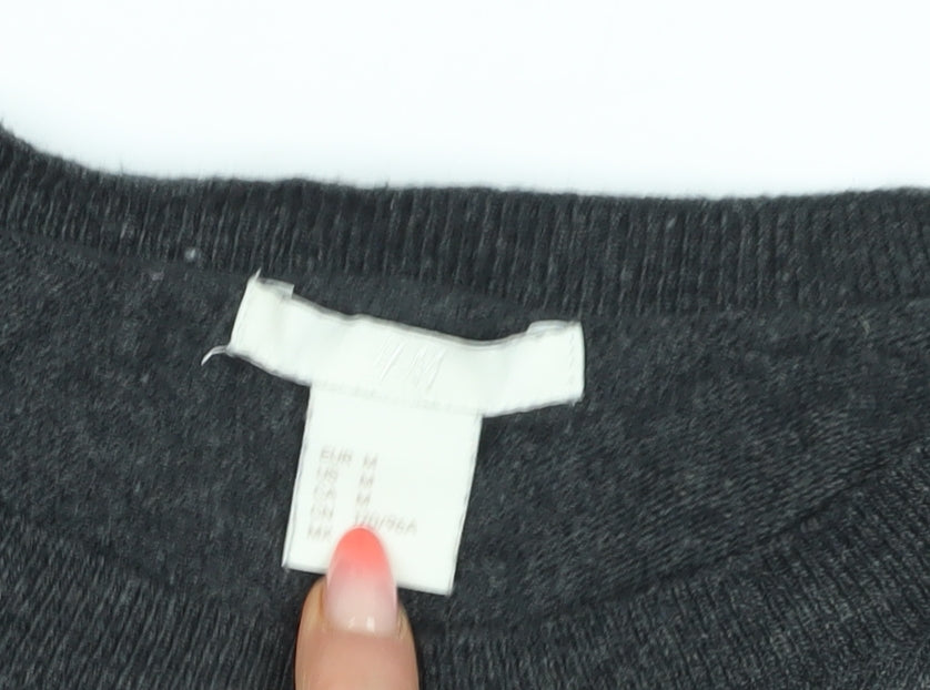 Womens UK Size M H&M Grey Pullover Jumper
