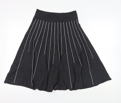 Phase Eight Women's Black Pleated Skirt Size 14