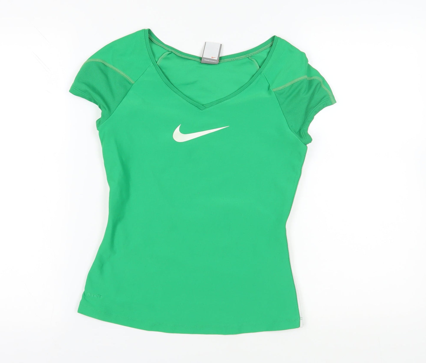 Nike Women's Green Athletic T-Shirt - Size S