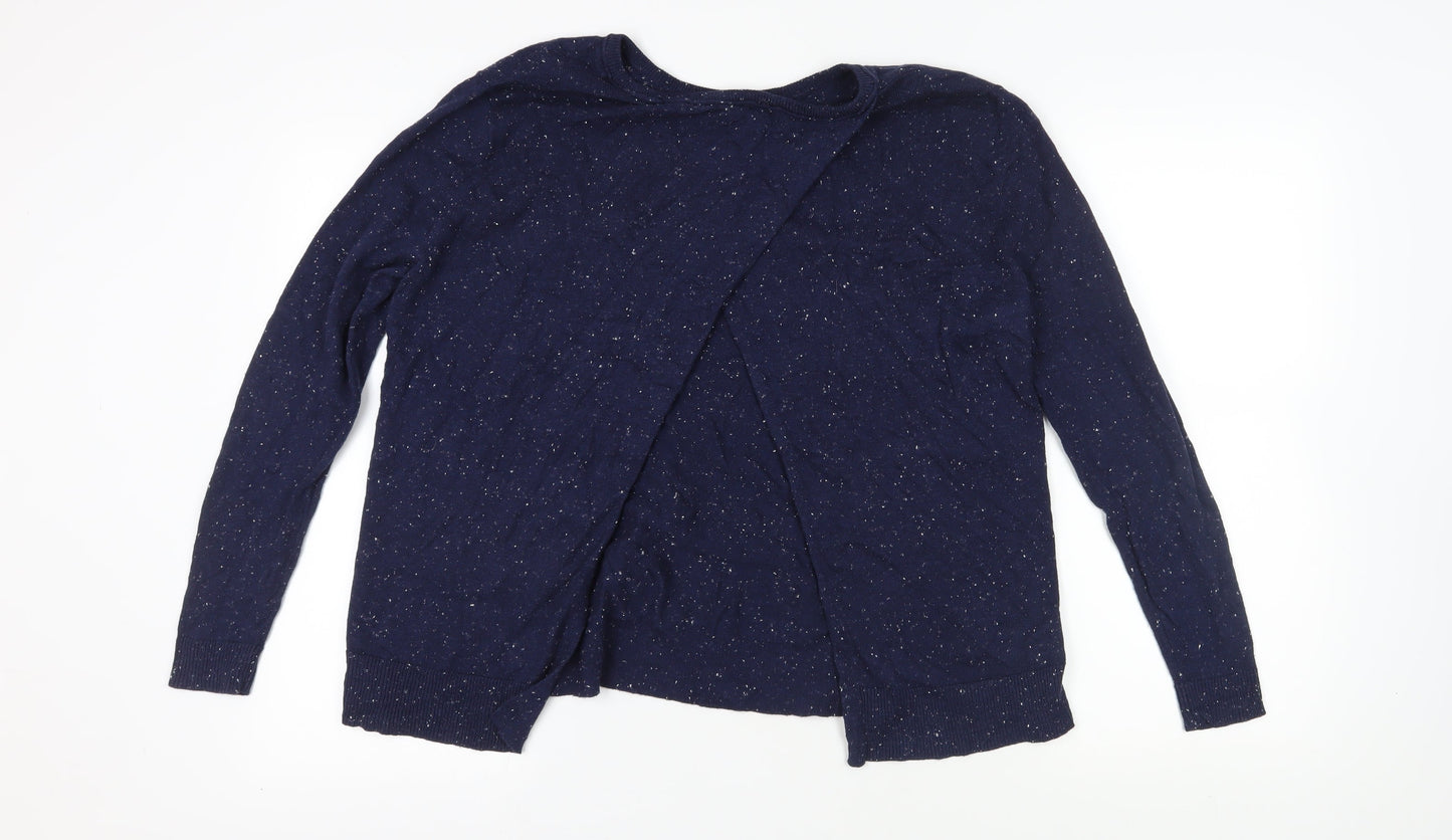 Womens UK Size M Maison de Nimes Blue Cardigan Jumper