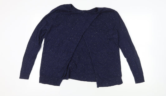 Womens UK Size M Maison de Nimes Blue Cardigan Jumper