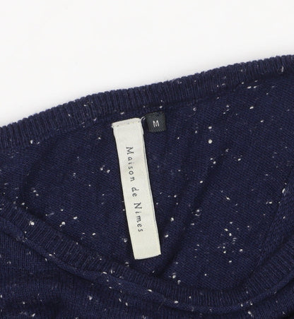 Womens UK Size M Maison de Nimes Blue Cardigan Jumper
