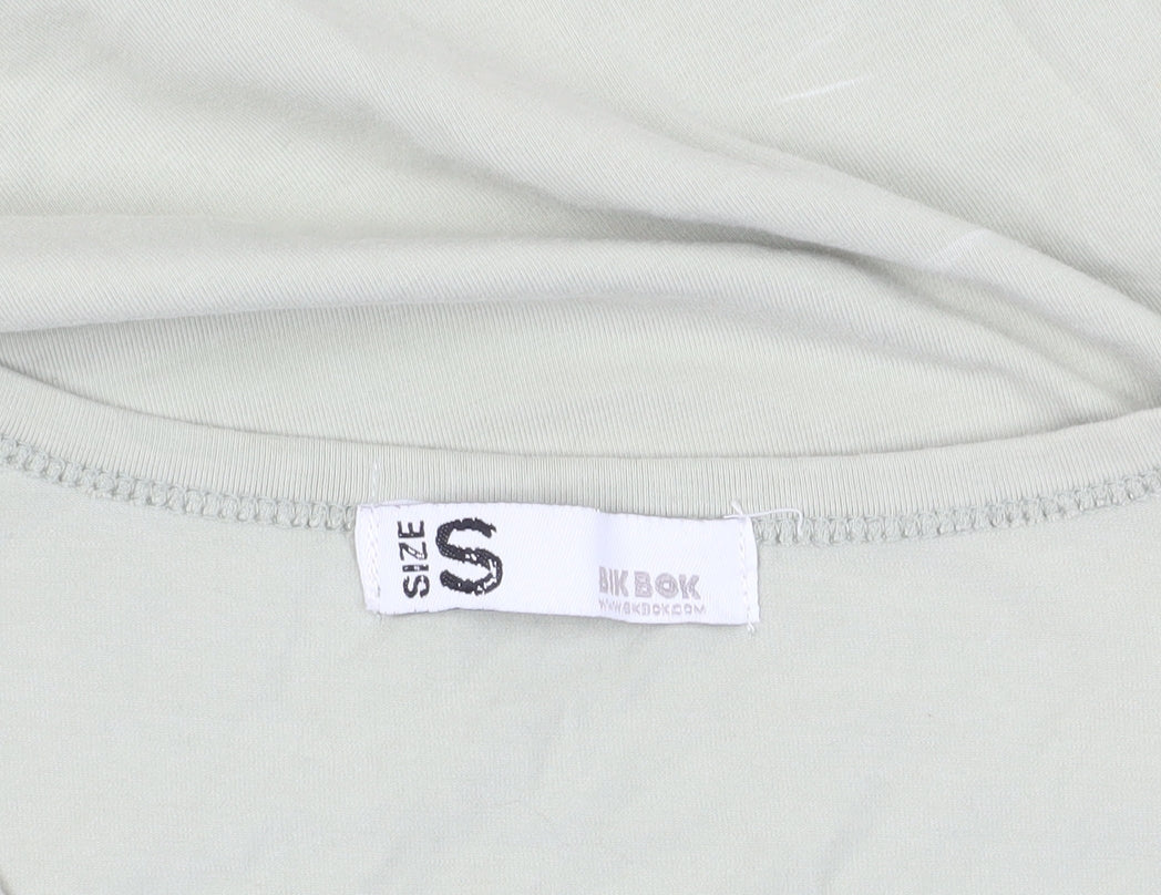 Womens UK Size S Bik Bok Beige Basic Tank