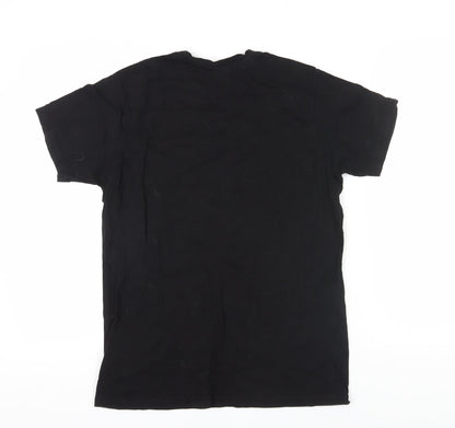 B&C Collection Men's Black Graphic T-Shirt M