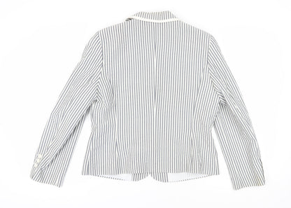 Womens UK Size 16 Gelco Regular Grey Blazer