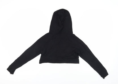 Pineapple Girls Black Pullover Hoodie 9-10 Years