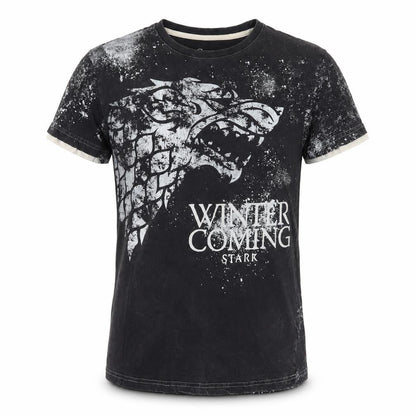Mens UK Size S Game Of Thrones Black  T-Shirt