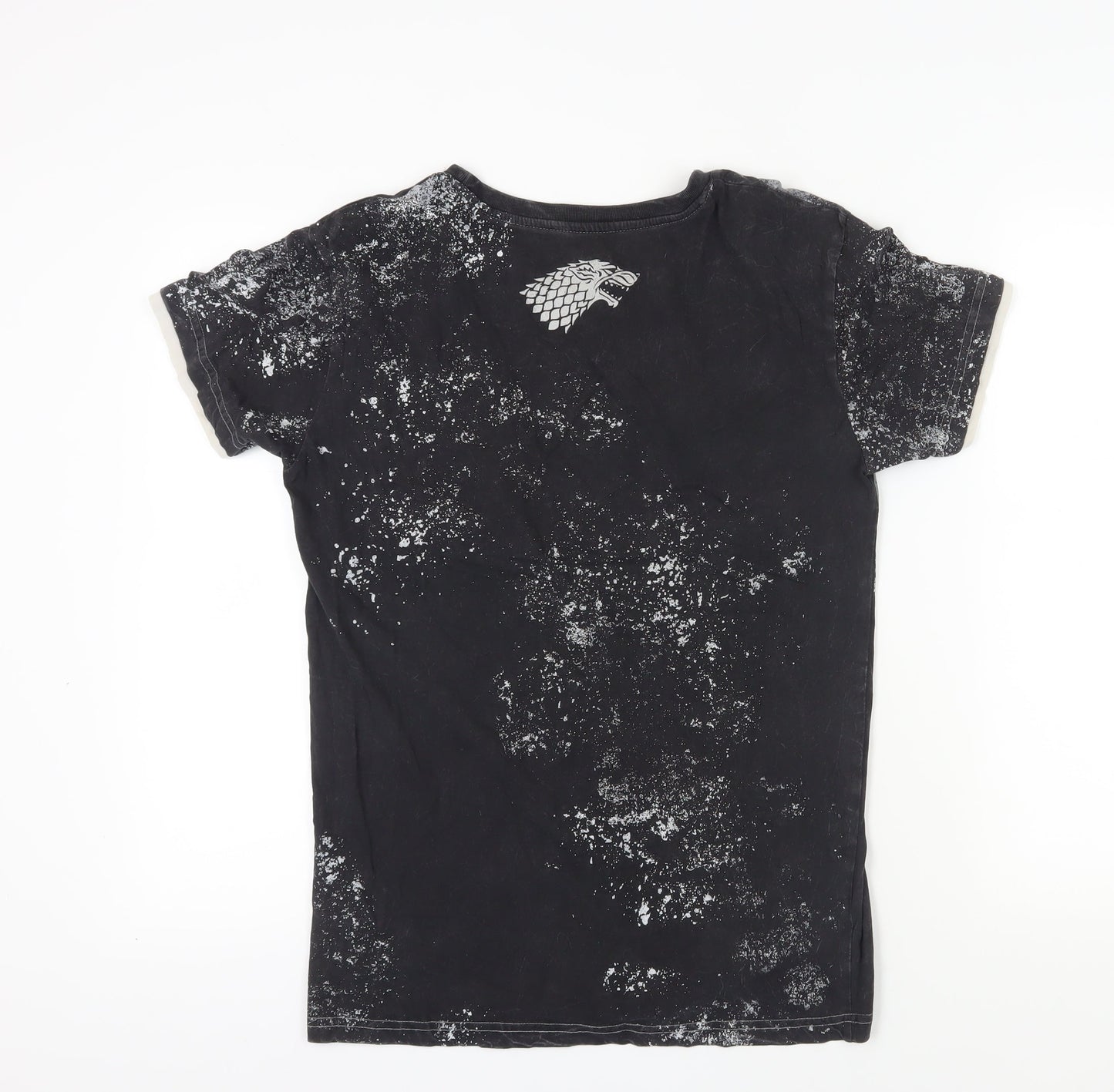 Mens UK Size S Game Of Thrones Black  T-Shirt