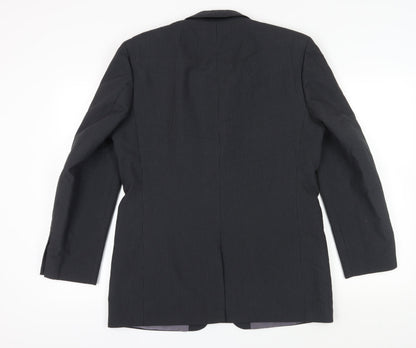 Mens UK Size 40 Genesis Regular Black Suit Jacket