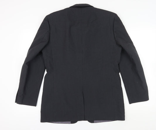 Mens UK Size 40 Genesis Regular Black Suit Jacket
