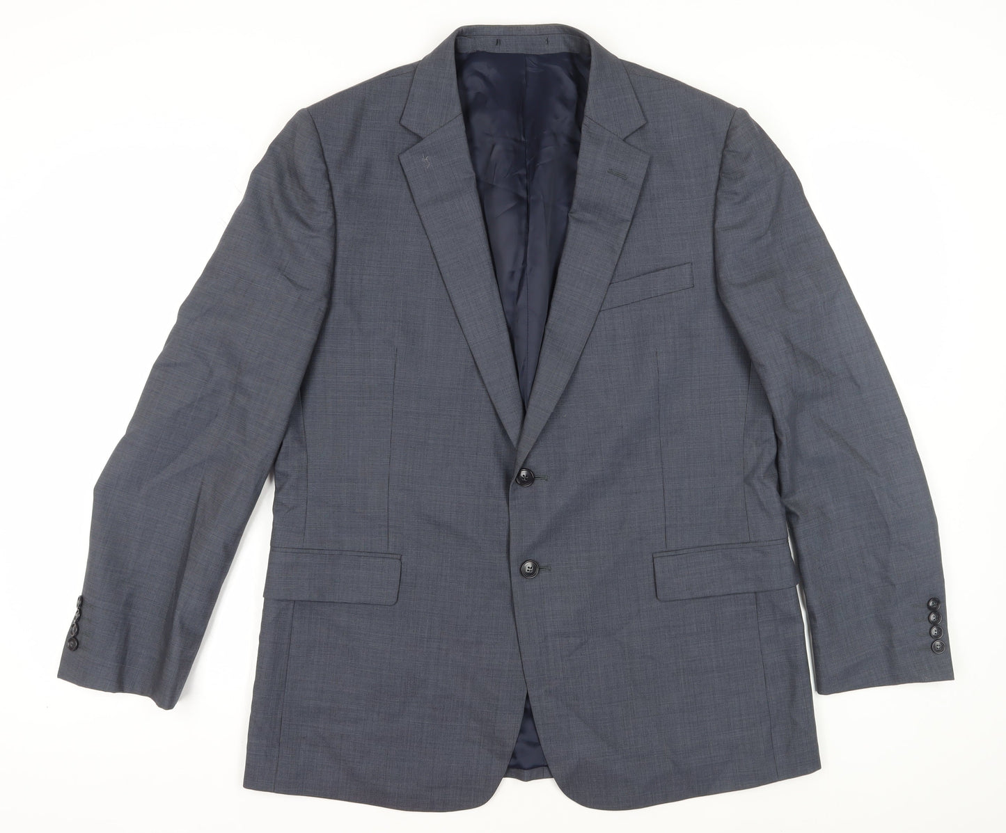 Mens UK Size 44 Jaeger Regular Grey Suit Jacket