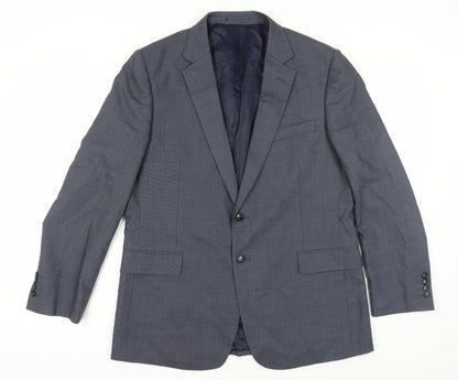 Mens UK Size 44 Jaeger Regular Grey Suit Jacket