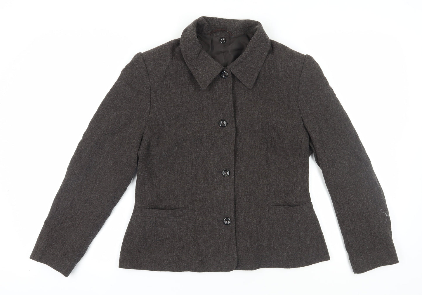 Steilmann Women's Brown Suit Jacket Size 16 Business Casual