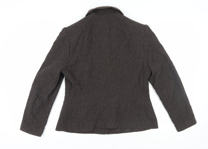 Steilmann Women's Brown Suit Jacket Size 16 Business Casual