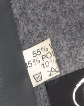 Nena Women's Grey Wool Blend Jacket Size 16