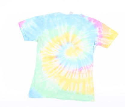 Ocean Beach Company Unisex Tie-Dye T-Shirt, M, V-Neck