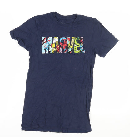 Marvel Boys Blue T-Shirt 13-14 Years Comic Graphic
