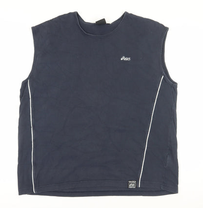 Mens UK Size 2XL ASICS Blue  T-Shirt