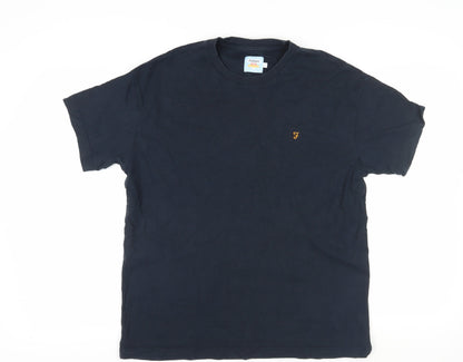 Mens UK Size L Farah Black  T-Shirt