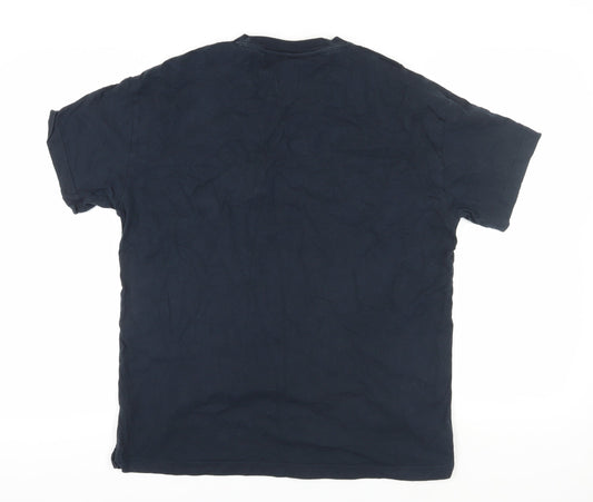 Mens UK Size L Farah Black  T-Shirt
