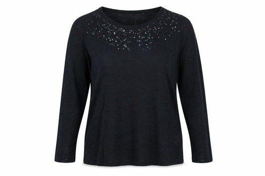 Womens UK Size 16 Golddigga Black Basic T-Shirt