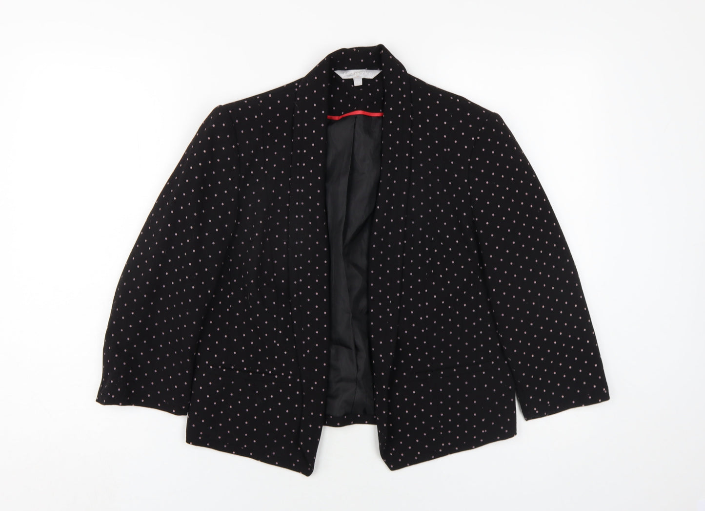 Womens UK Size 10 Red Herring Black Basic Jacket