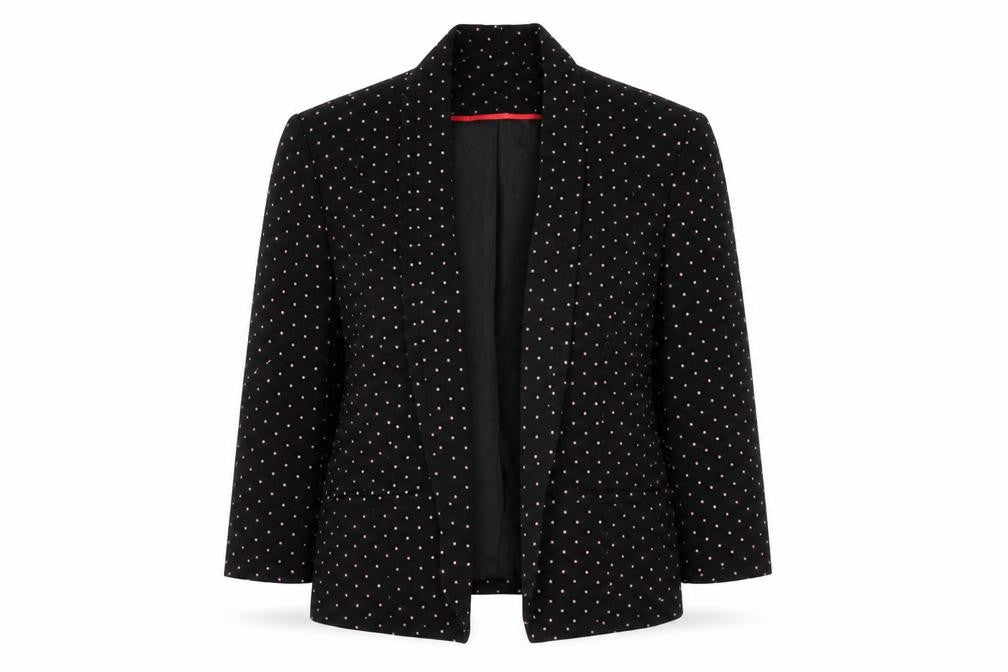 Womens UK Size 10 Red Herring Black Basic Jacket