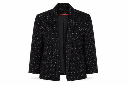 Womens UK Size 10 Red Herring Black Basic Jacket
