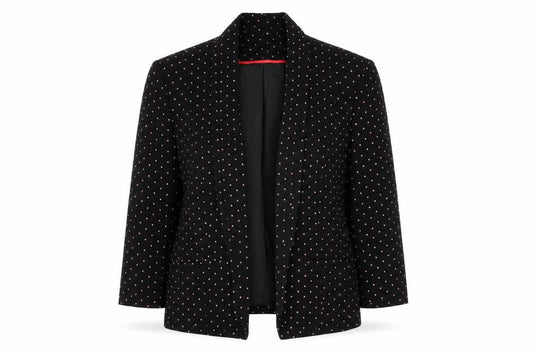 Womens UK Size 10 Red Herring Black Basic Jacket