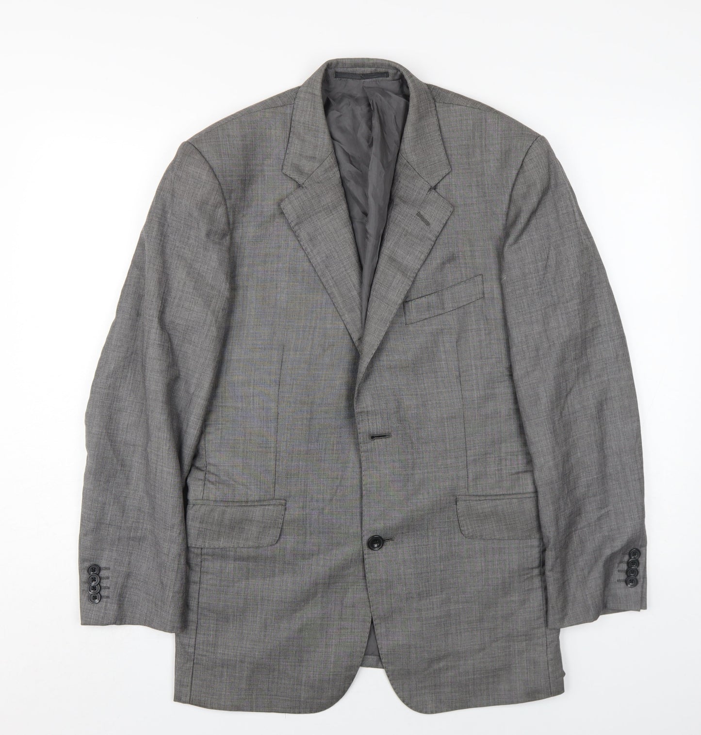 Mens UK Size 38 T.M.Lewin Regular Grey Suit Jacket
