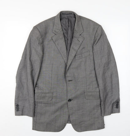 Mens UK Size 38 T.M.Lewin Regular Grey Suit Jacket