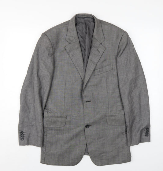 Mens UK Size 38 T.M.Lewin Regular Grey Suit Jacket