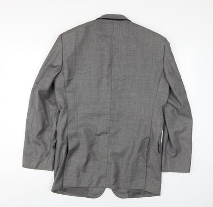 Mens UK Size 38 T.M.Lewin Regular Grey Suit Jacket
