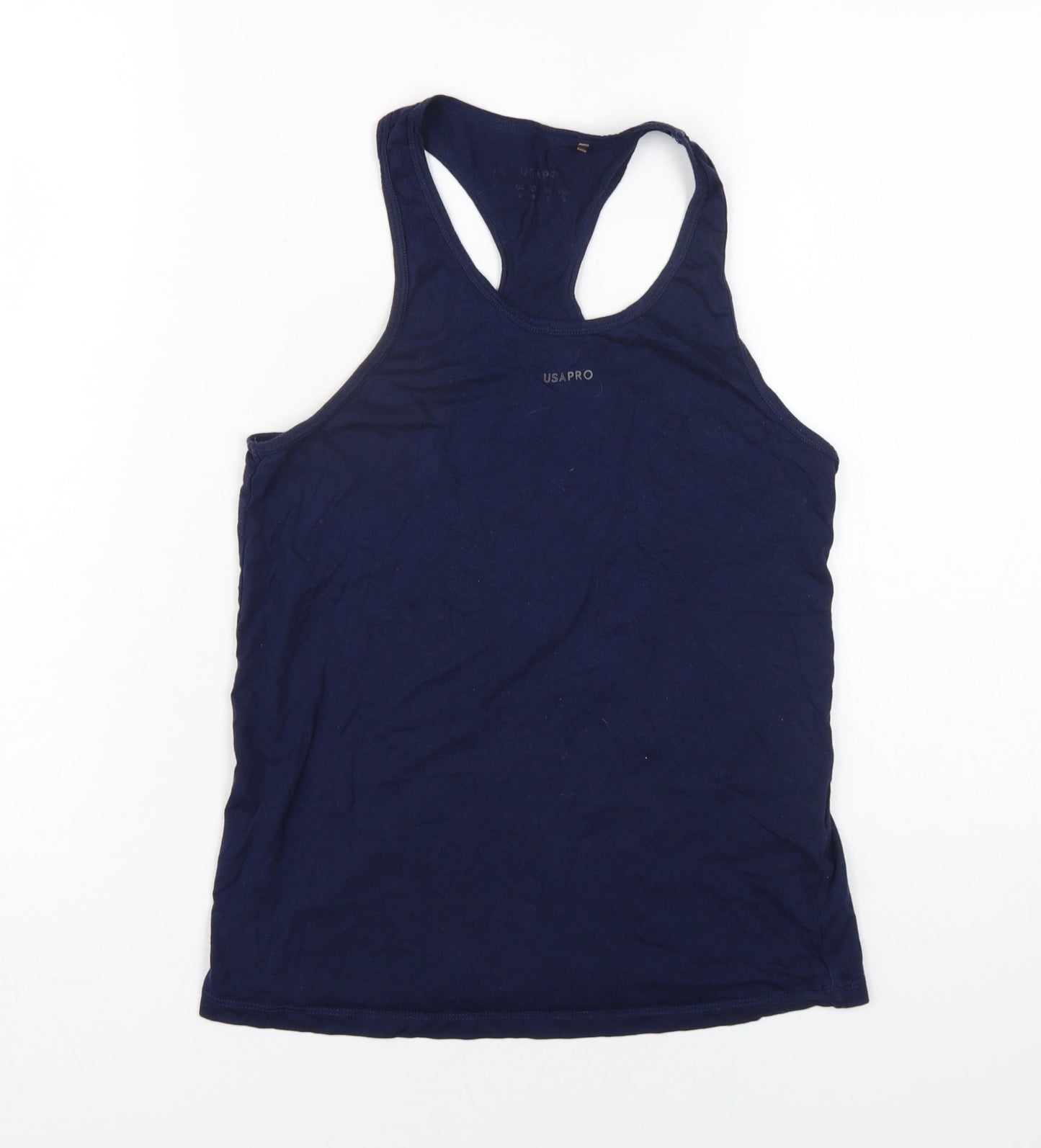 USA Pro Women's Blue Racerback Tank Top Size 8