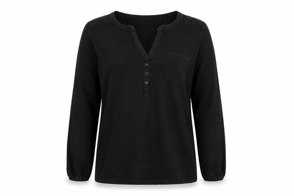 Womens UK Size L DeFacto Black Basic Blouse