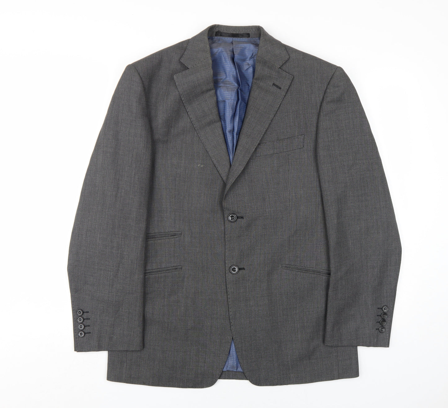 Mens UK Size 38 Marks and Spencer Regular Grey Suit Jacket