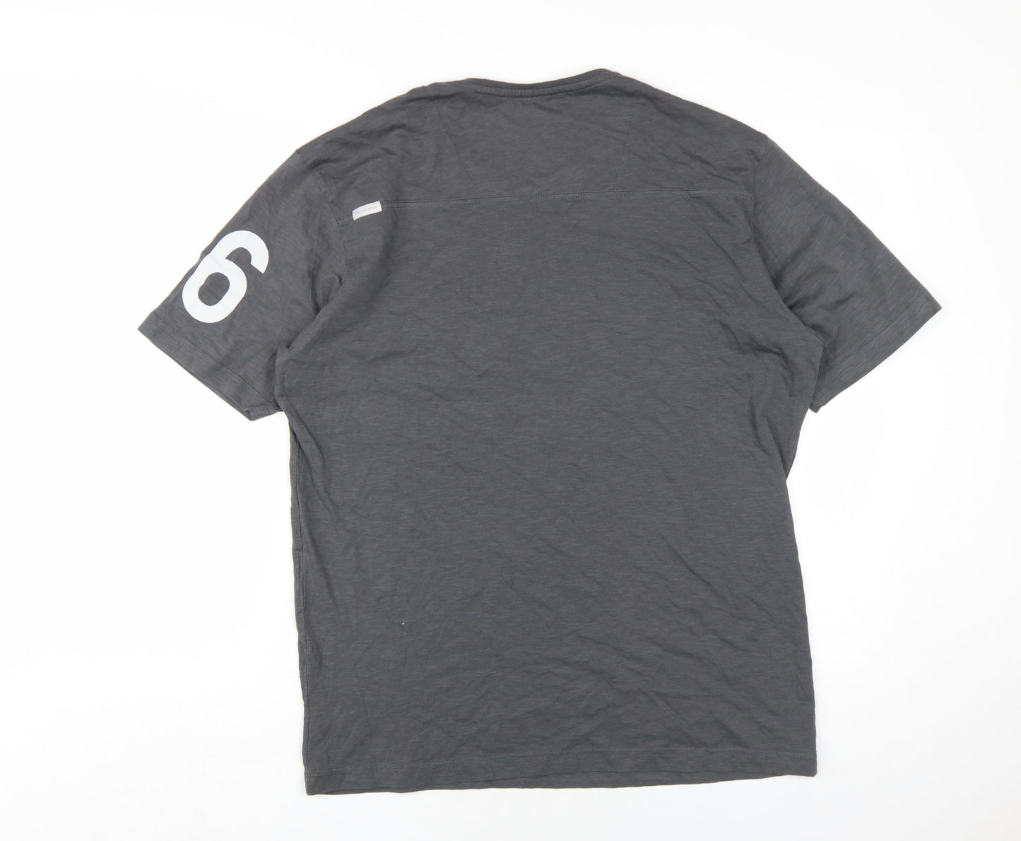 Mens UK Size XL Crosshatch Grey  T-Shirt
