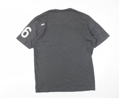 Mens UK Size XL Crosshatch Grey  T-Shirt