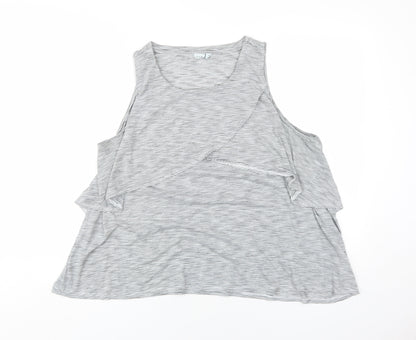 Womens UK Size XL Gap Grey Basic Tank
