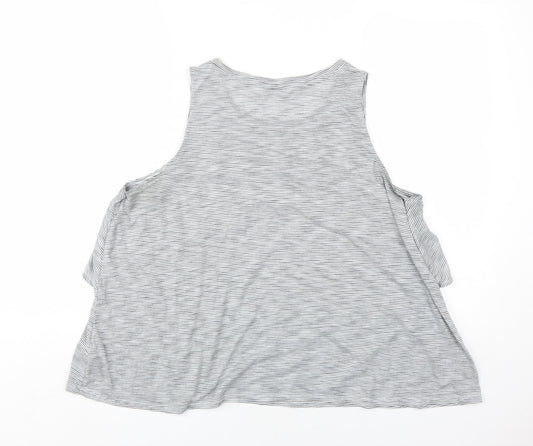 Womens UK Size XL Gap Grey Basic Tank