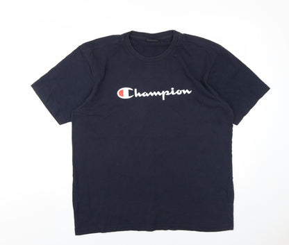 Mens UK Size XL Champion Blue  T-Shirt
