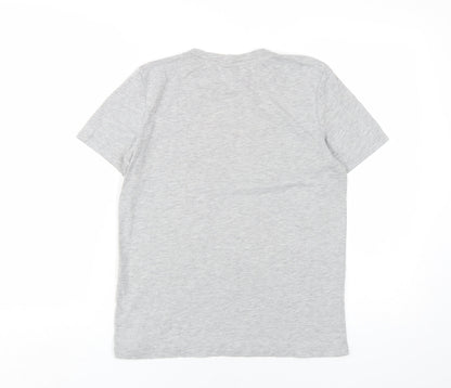 Womens UK Size S Selected Femme Grey Basic T-Shirt