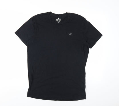 Mens UK Size M Hollister Black  T-Shirt