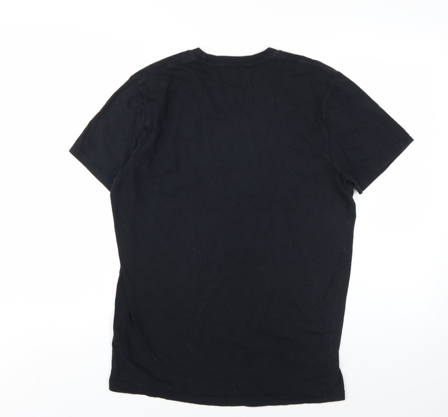 Mens UK Size M Hollister Black  T-Shirt